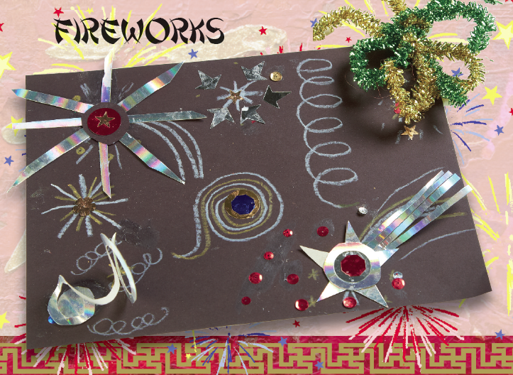 Chinese new year fireworks craft idea