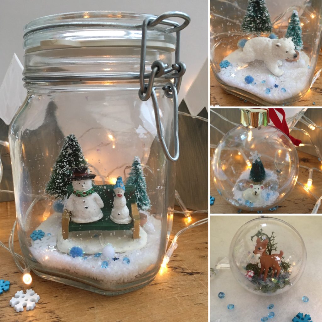 Christmas jar and bauble craft by Lottie Makes