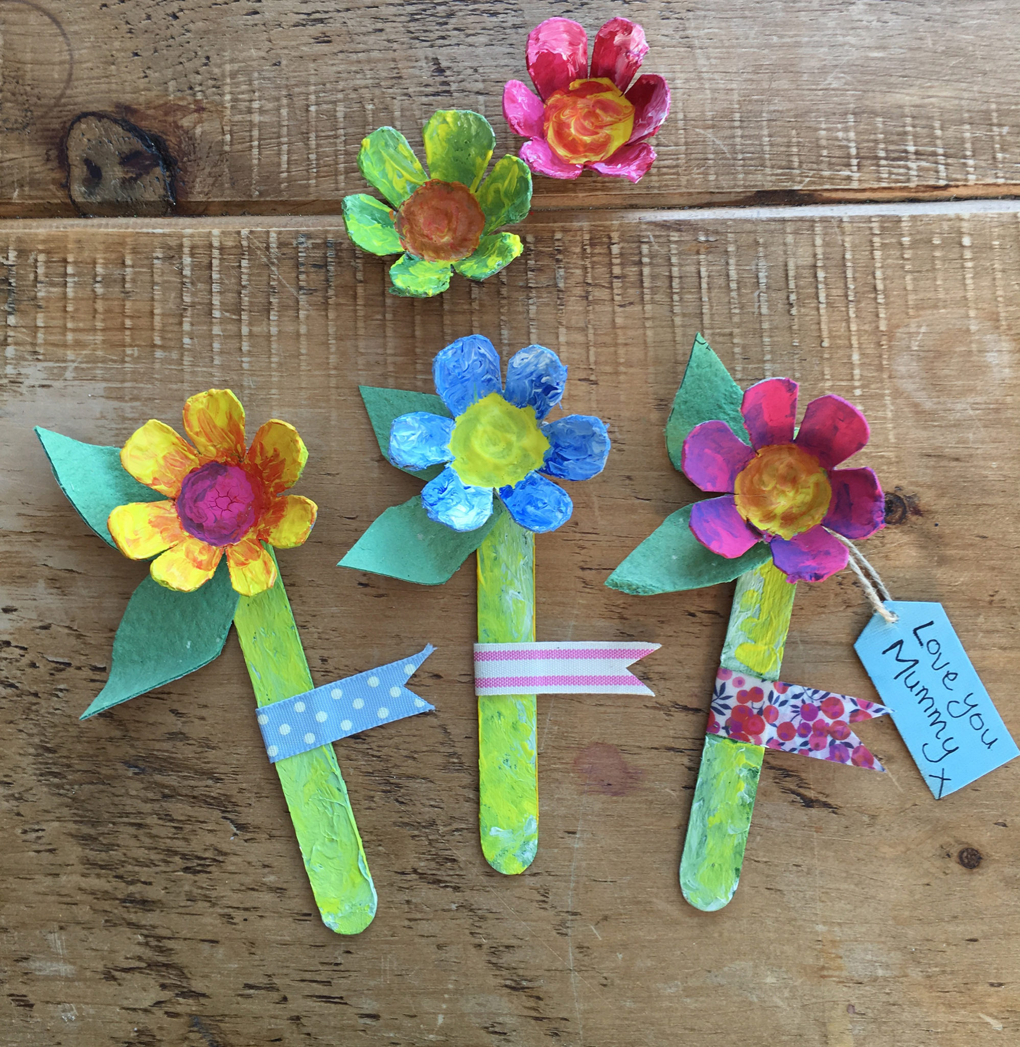 Mother's Day egg box flowers craft - TTS Inspiration