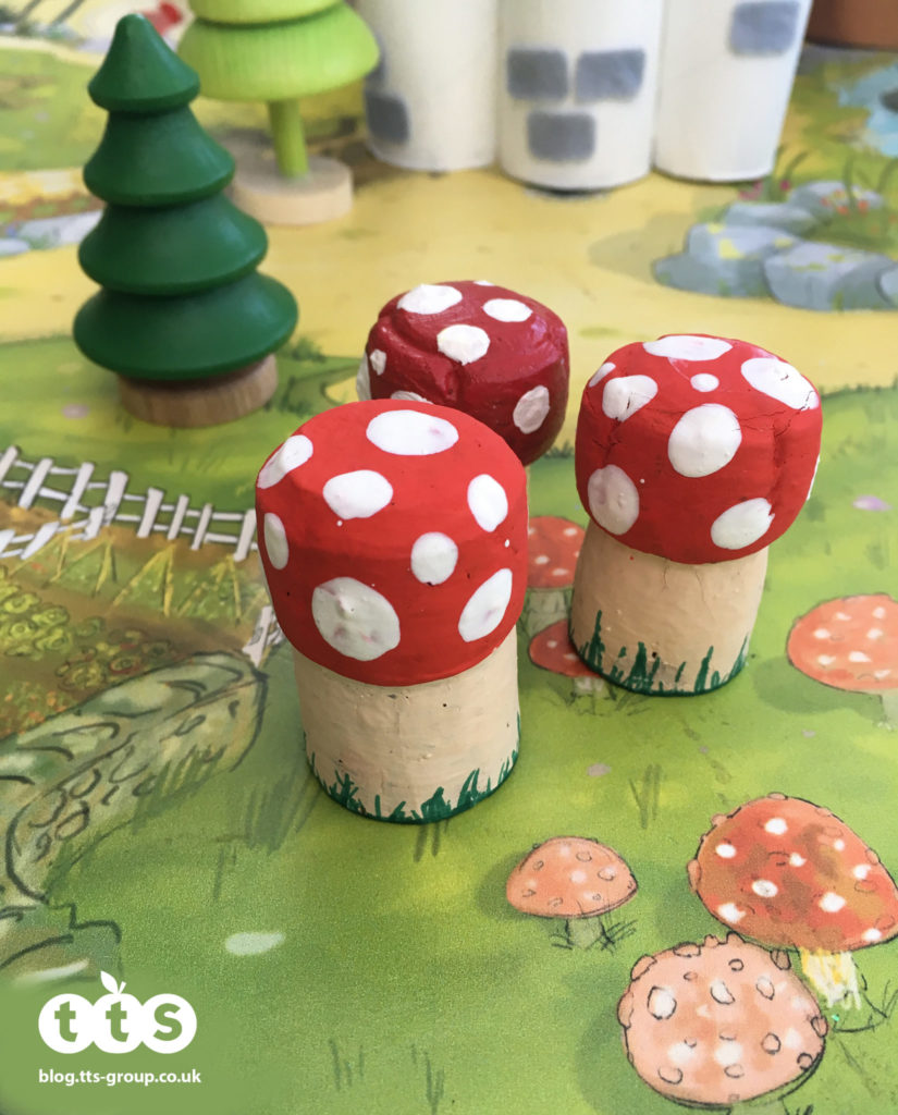 toadstool cork characters by Lottie Makes