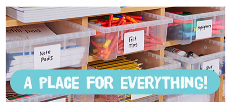 Storage and labelling - keeping organised