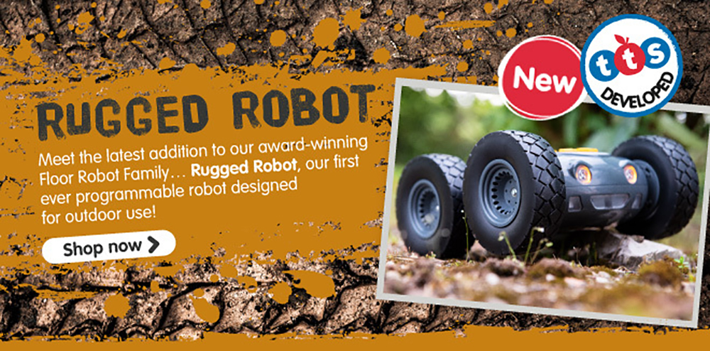 Rugged Robot - our first ever programmable robot designed for outdoor use!