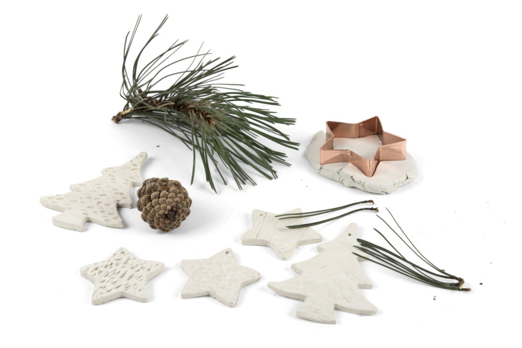 Clay Christmas shape materials