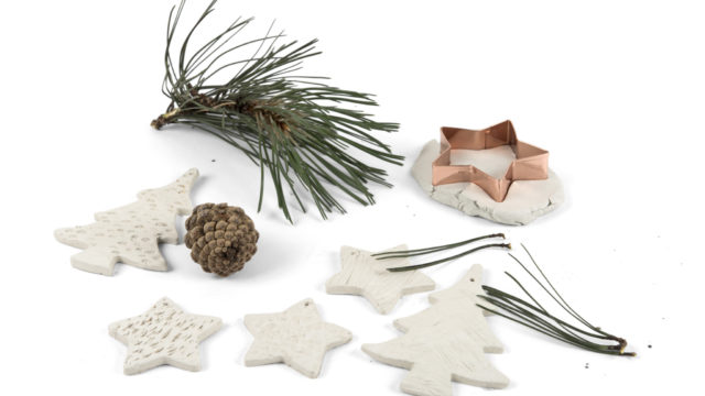 Clay Christmas shape materials