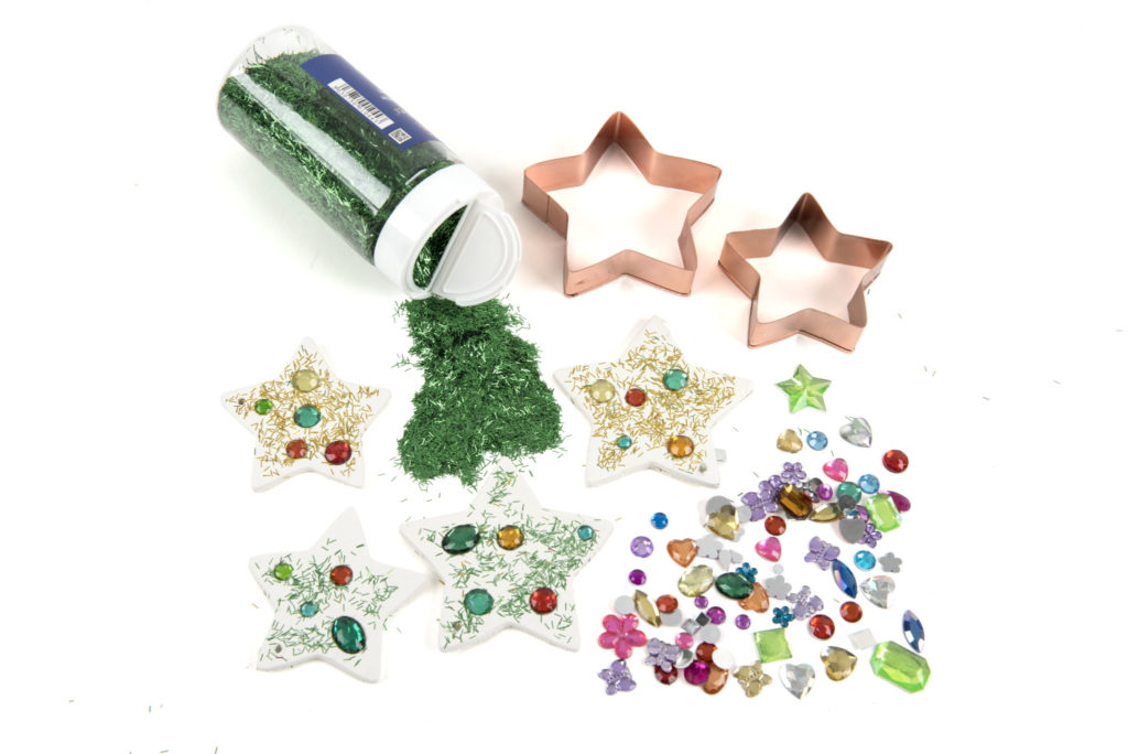 Materials for making clay stars