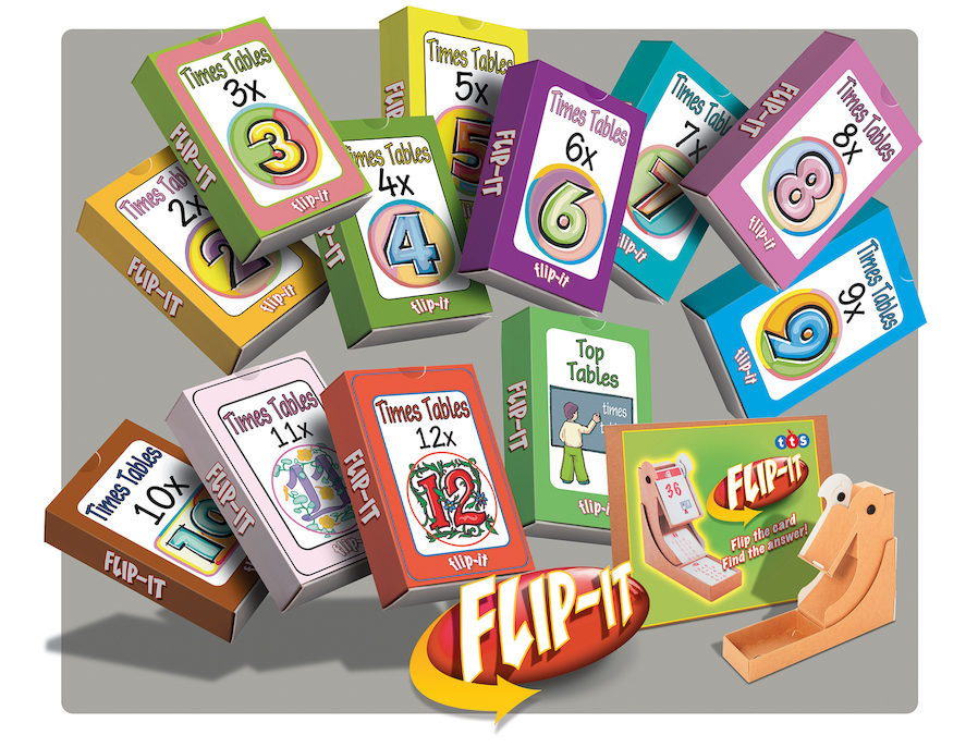 Use Flip-It to enable any child to master their times tables