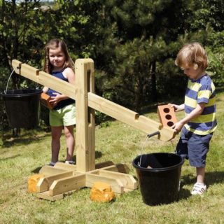 Busy builders construction site