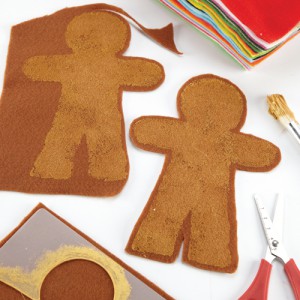 Creative Christmas felt gingerbread man
