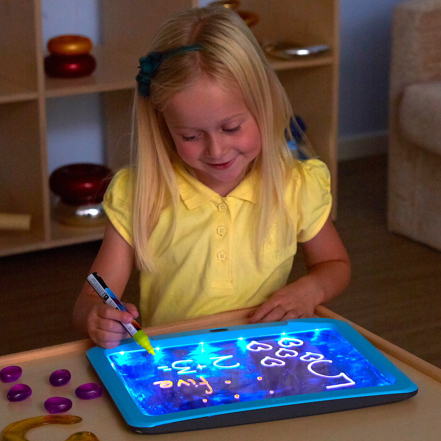 illuminated writing board