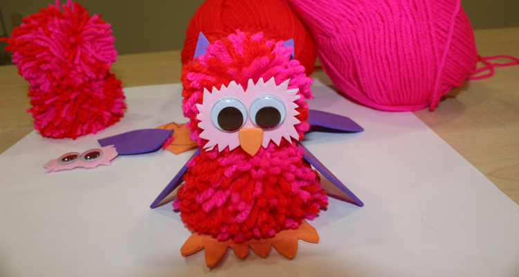 Pom-Pom Owl Craft