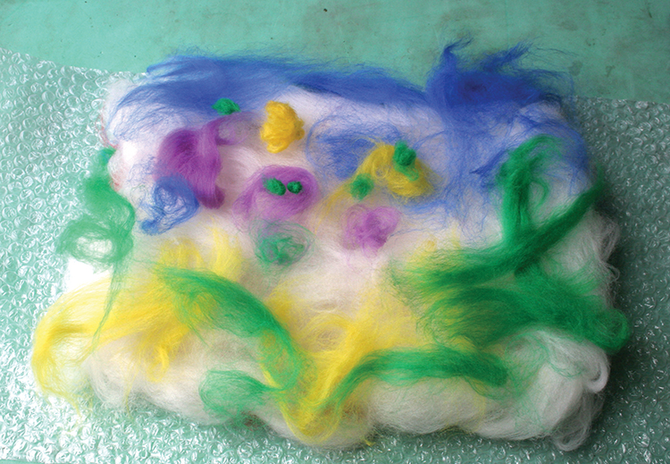 wet felting step 3