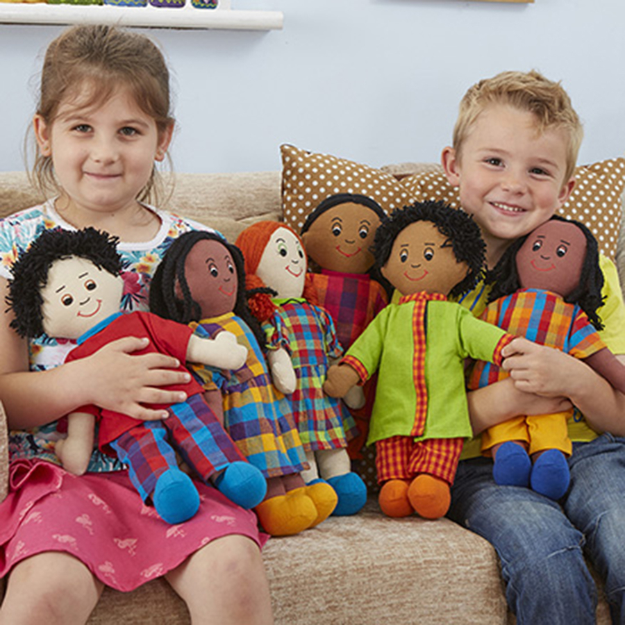 Multicultural doll clearance set