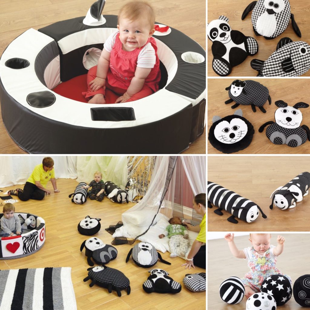 Black and white sensory toys hot sale for babies