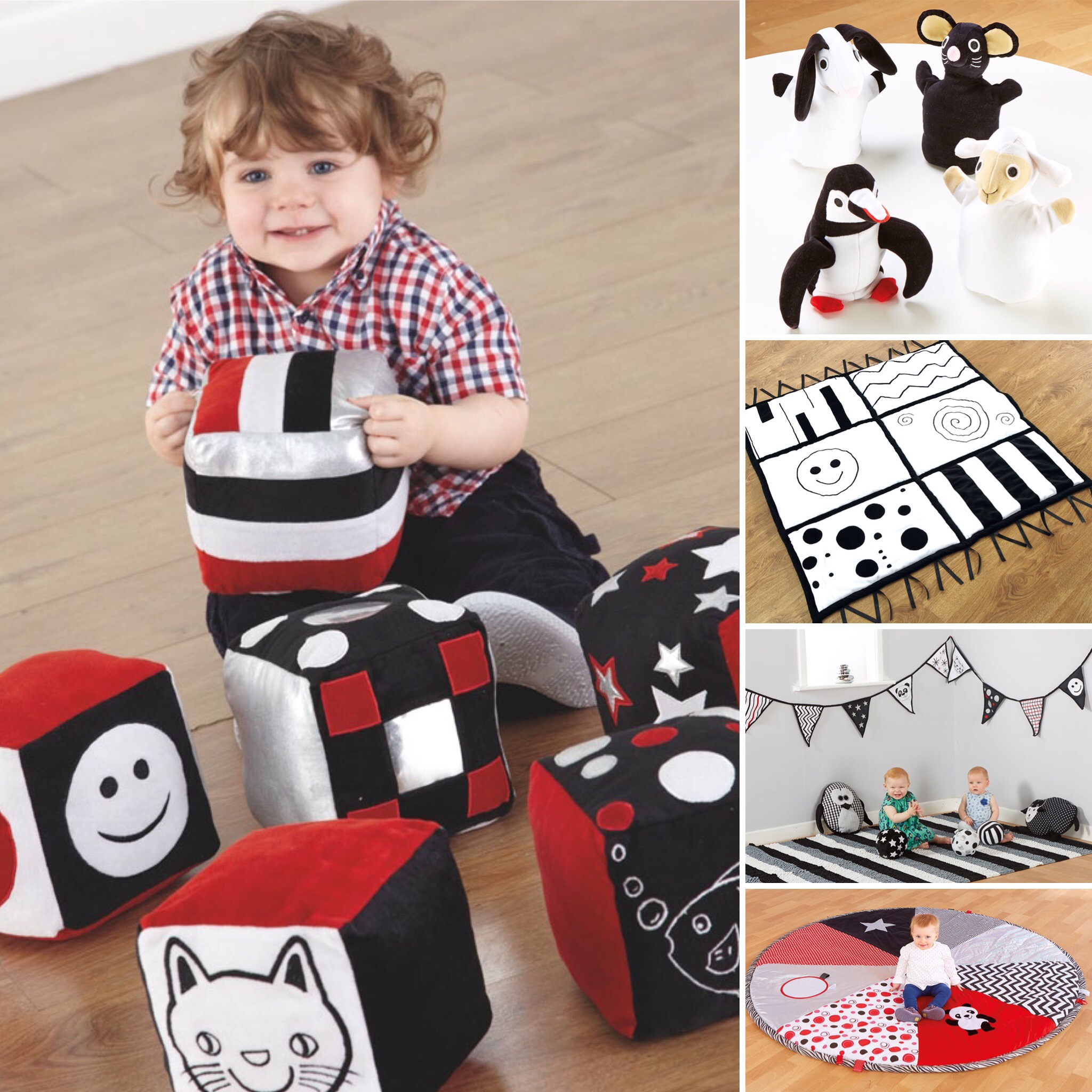 Why do babies need black and white toys?