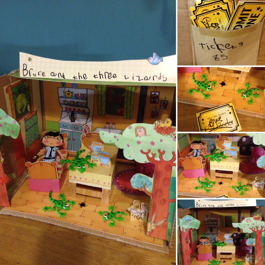 Creating the world of a book in a story box