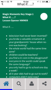 TTS Inspire Lesson Openers