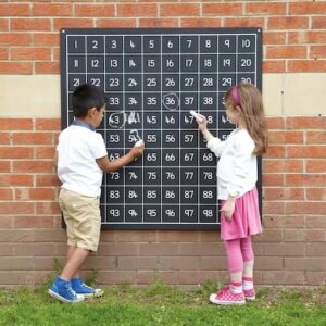 Outdoor Hundred Square Chalkboard