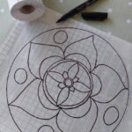 Rangoli Stained Glass Step 1