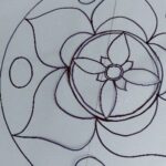 Rangoli Stained Glass Step 2