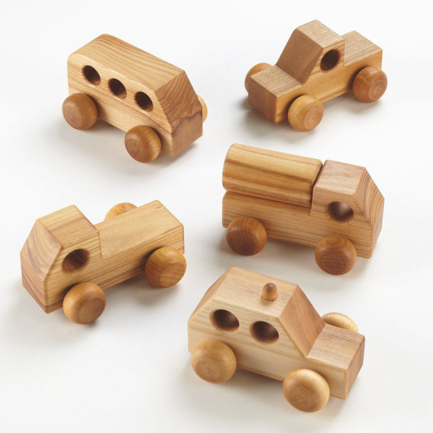 mini wooden vehicles