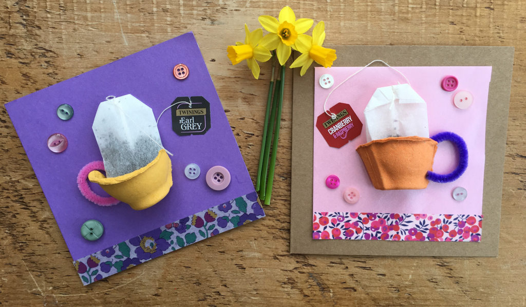 egg box mothers day card 