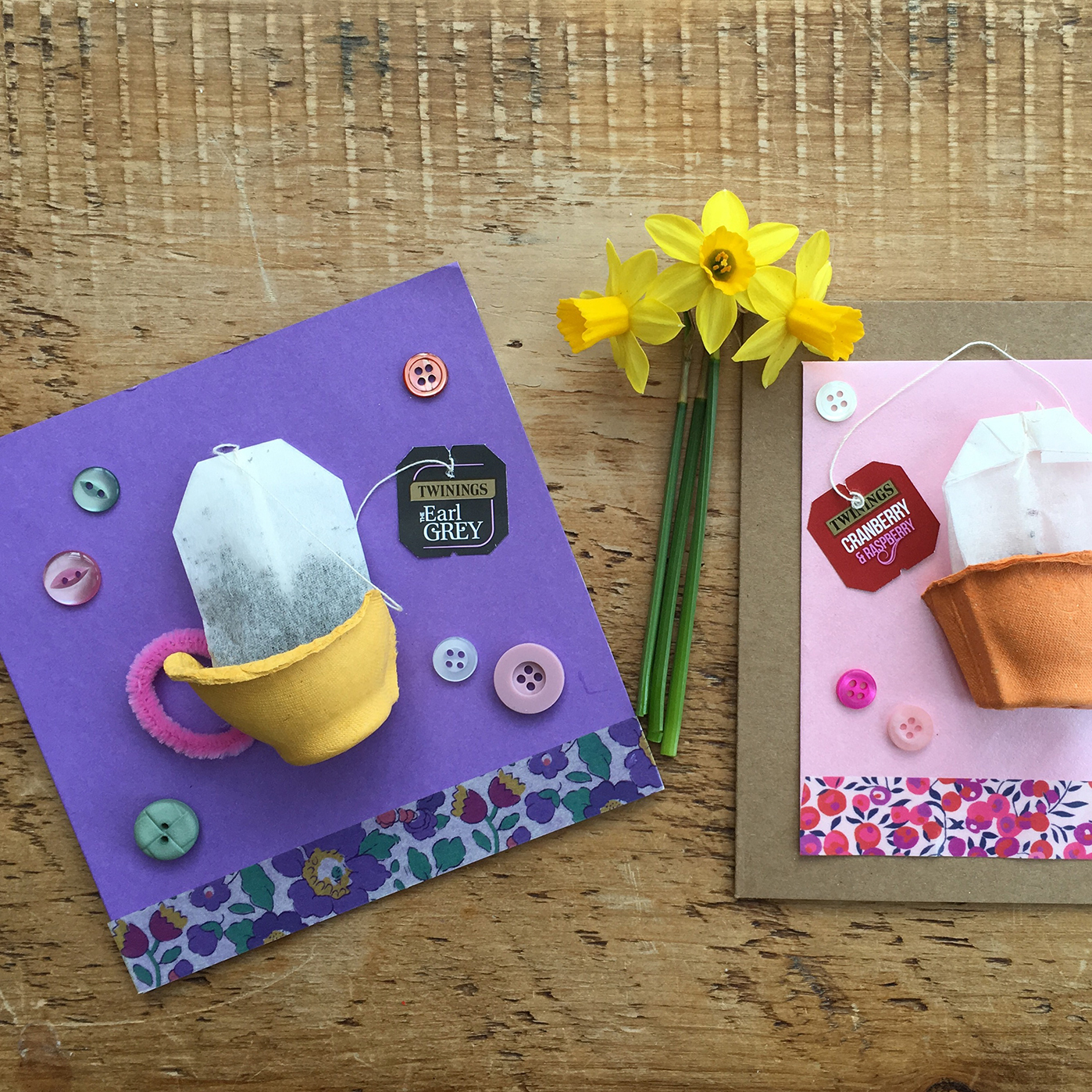 Tea cup Mother's Day cards - TTS Inspiration