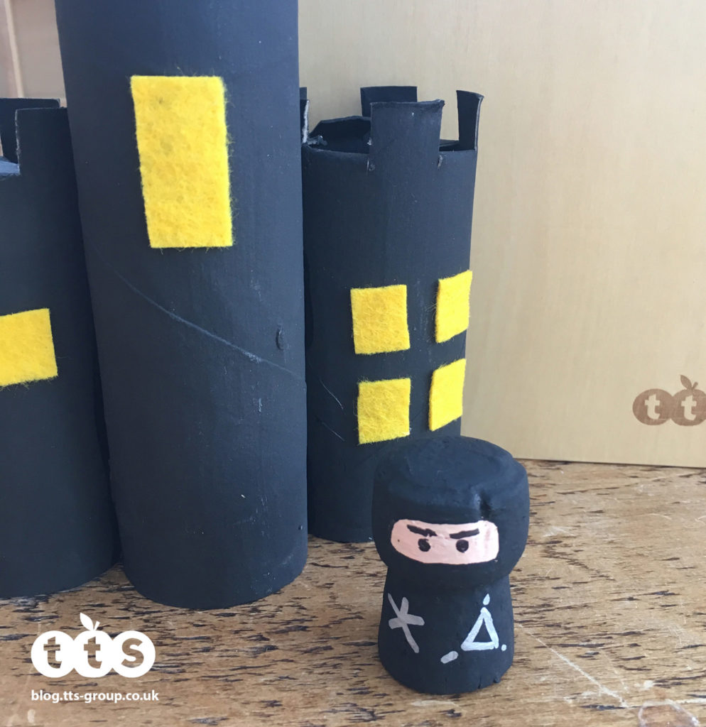 ninja cork character by Lottie Makes