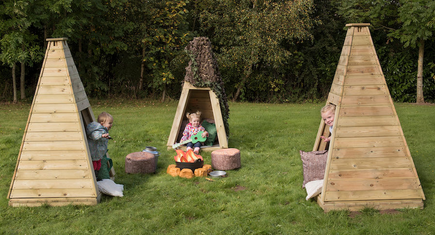 Outdoor teepee