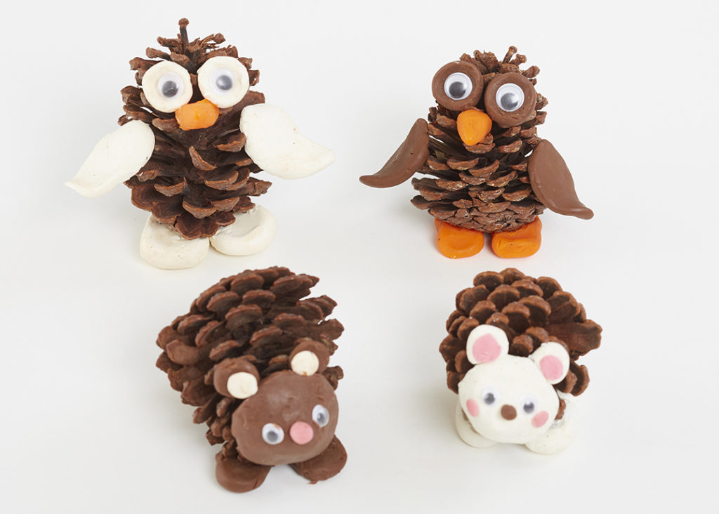 Fall Nature Crafts Cone Critters  Pinecone crafts kids, Nature crafts  kids, Crafts