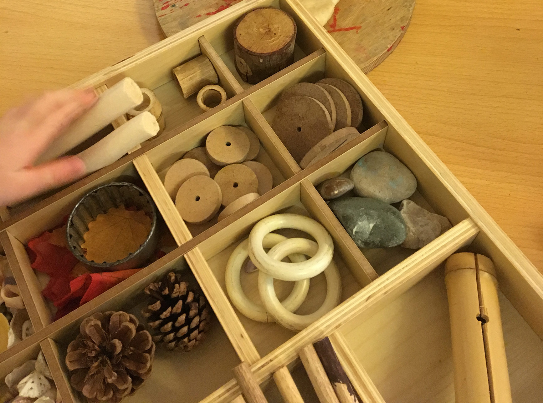 The appeal of tinker trays for loose part play by Little Miss Early Years