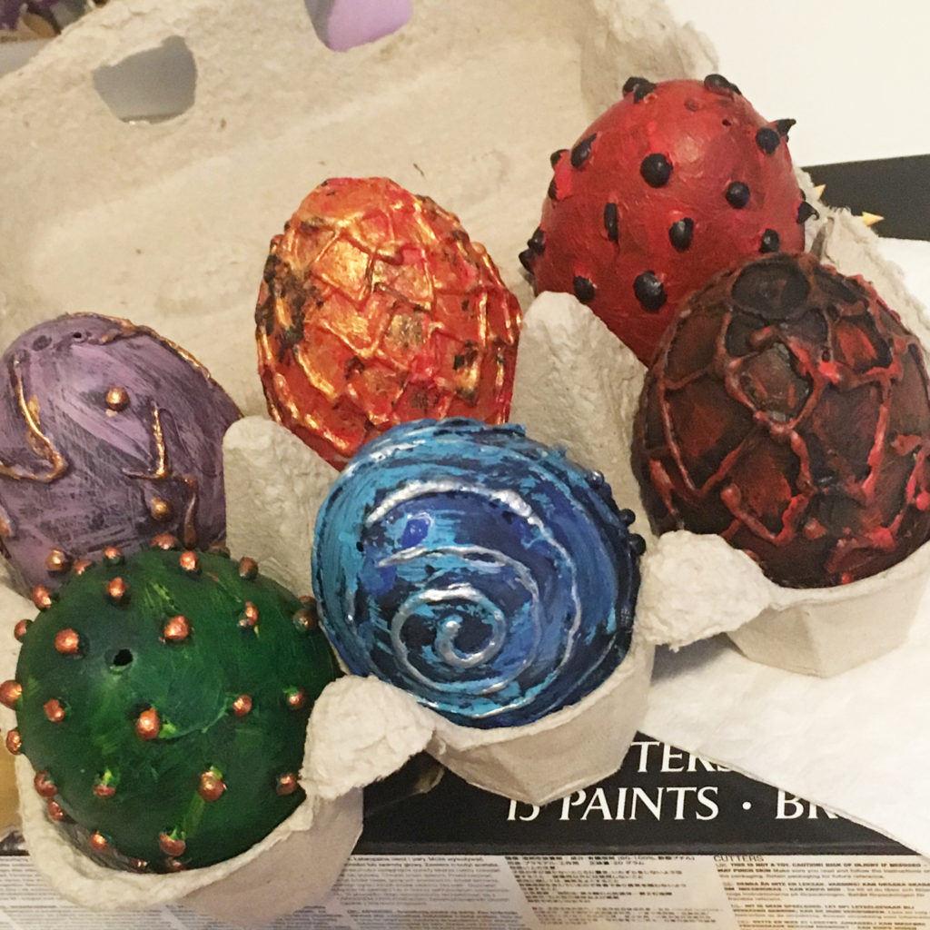 Dragon egg craft by Lottie Makes