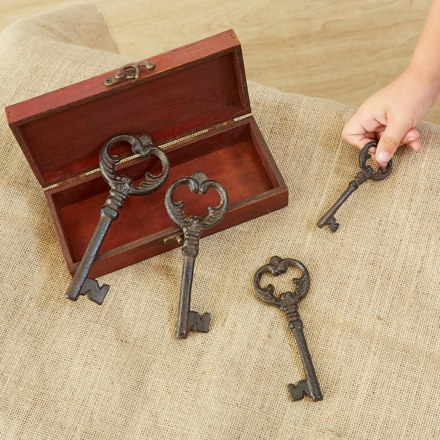 provocations - chest and metal keys