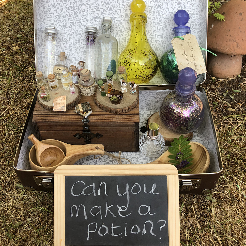 magical provocations in a suitcase by Lottie makes