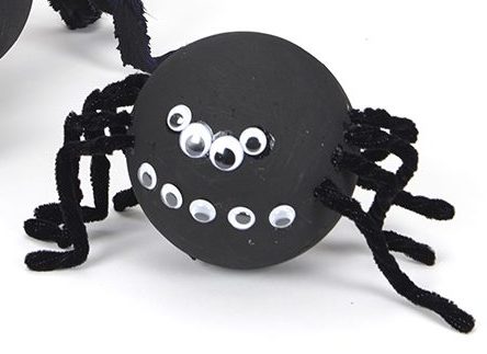 Halloween spider and bat - craft activities for children