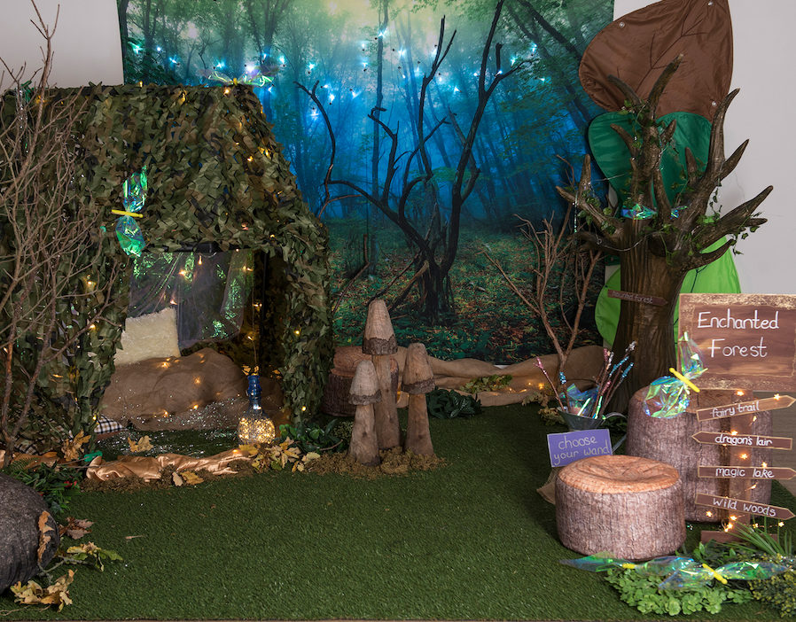 How to make an Enchanted Forest themed learning location