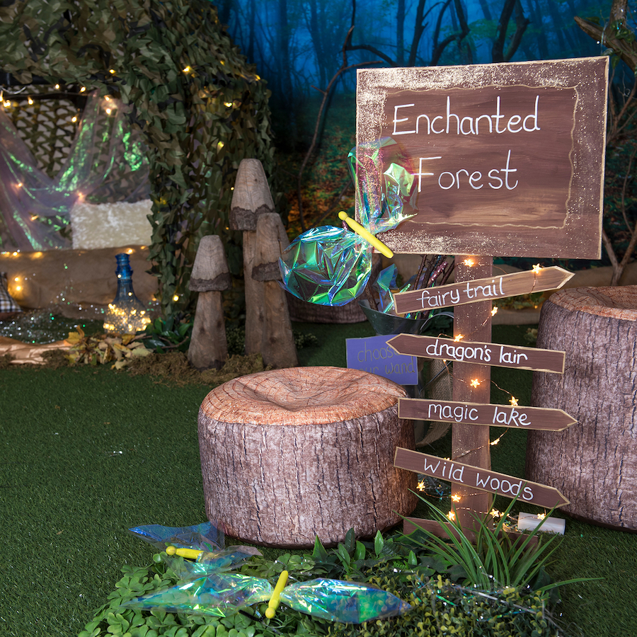 How to make an Enchanted Forest themed learning location
