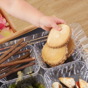 The Appeal of Tinker Trays for Loose Part Play by Little Miss Early Years