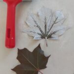 Mono-Print Leaf Card Step 2