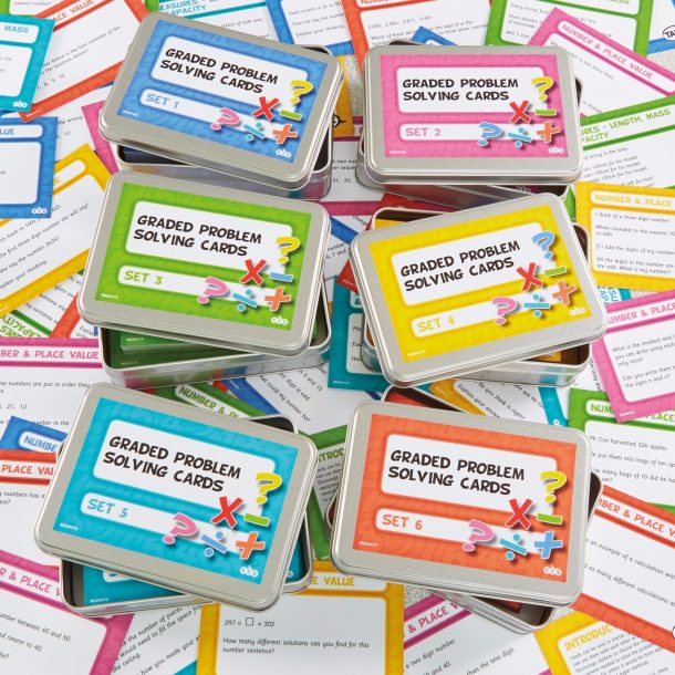 Graded Maths Problem Solving Cards