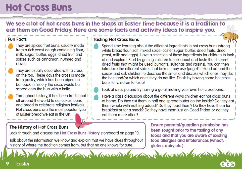 Hot Cross Buns Easter Activities