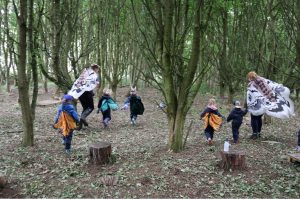 Role play at forest school