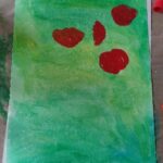 Field of Poppies Mixed Media Step 1