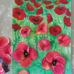 Field of Poppies Mixed Media Step 8a
