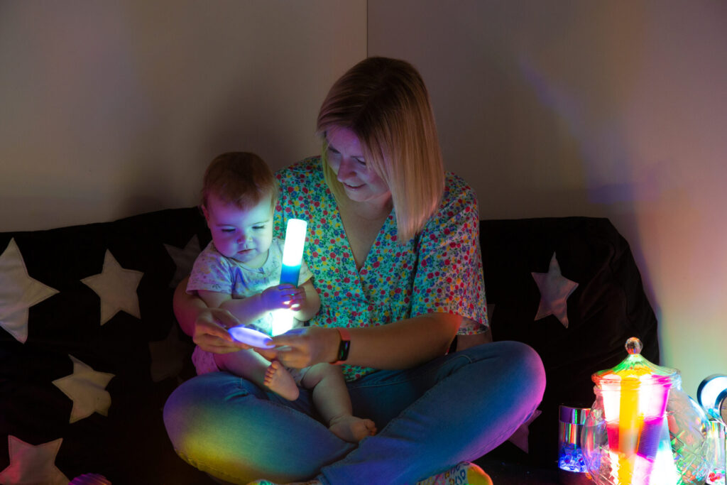Lights and glow resources in the baby room