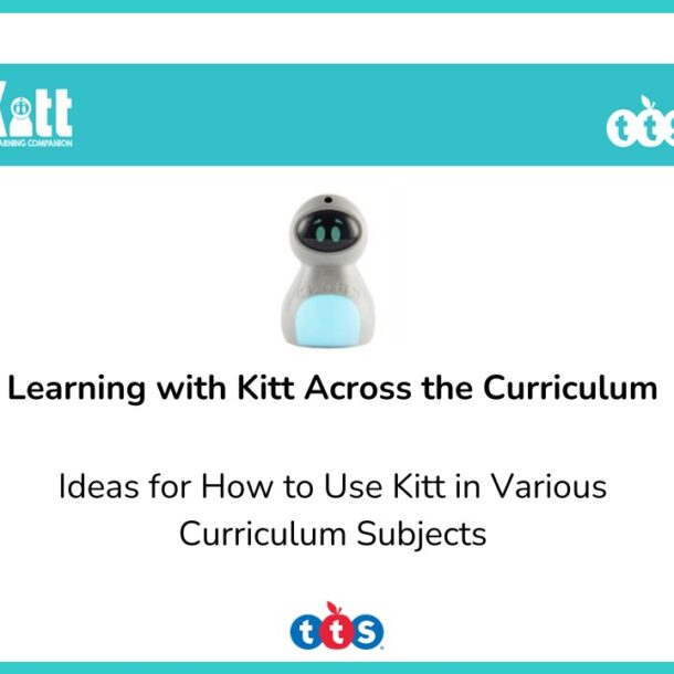 Kitt Cross Curricular Ideas Front Cover, featuring an image of Kitt the learning companion.