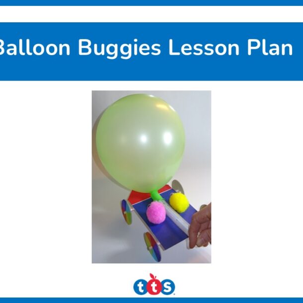 Balloon Buggies Lesson Plan Front Cover, featuring an image of a Balloon Buggy.