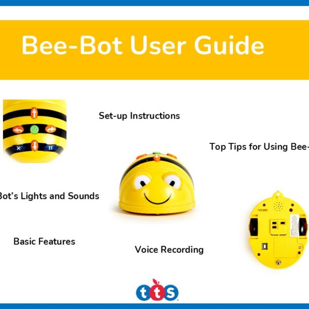 Bee-Bot User Guide Front Cover, featuring images of Bee-Bot.