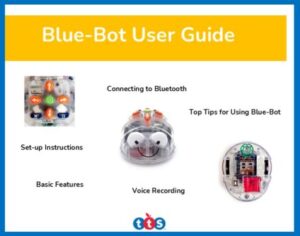Blue-Bot User Guide Front Cover, featuring images of Blue-Bot.