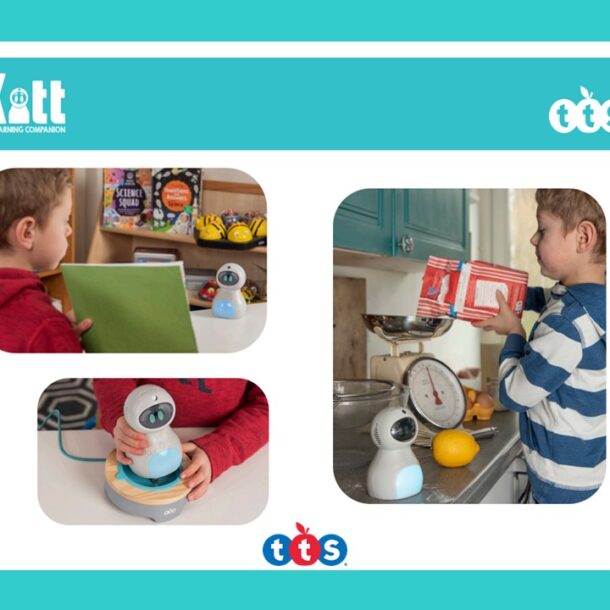 Image shows a Kitt Inclusivity Guide Front cover, featuring images of a boy using Kitt for different learning scenarios.